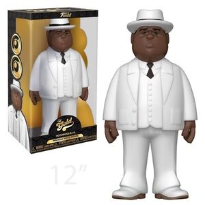 NEW Notorious BIG Funko Pop Gold 12 Inch Hip Hop Rap Music Toy Figure